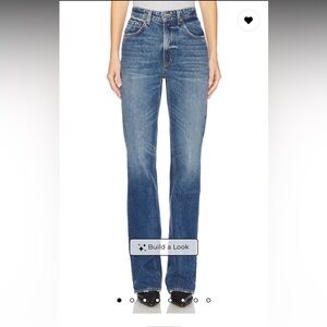 GRLFRND Melanie High Rise Boot Cut Jeans in Los Feliz Size 25 NWT.